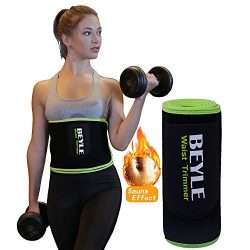 Beyle Waist Trimmer, Waist Trainer Corset for Weight Loss, Adjustable Stomach Wraps Sweat Vest W ...