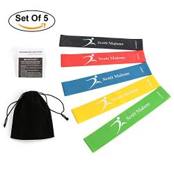 Resistance bands Exercise Bands-Workout Bands Therapy Bands-Best for Pilates, Stretching, Physic ...