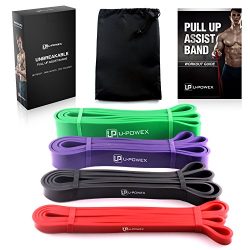 Pull Up Assist Bands – Set of 4 – Heavy Duty Resistance Bands – Mobility and Powerlifting Exerci ...