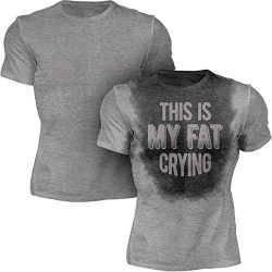Sweat Activated Men’s Gym Shirt | My Fat Crying | Workout Fitness ORIGINAL