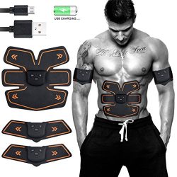 ABS Stimulator Rechargeable Muscle Trainer Vlikeze Muscle Toning Abdominal toning belt Ultimate  ...
