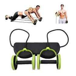 Darhoo New Sport Core Double AB Roller Wheel Fitness Abdominal Exercises Equipment Waist Slimmin ...