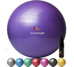 Wacces Professional Exercise, Stability and Yoga Ball for Fitness, Balance & Gym Workouts- A ...