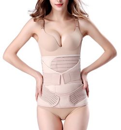 3 in 1 Postpartum Support – Recovery Belly/waist/pelvis Belt Shapewear Slimming Girdle, Be ...