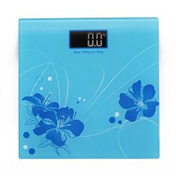 Digital Bathroom Weighing Scale Machine With Step on Technology For Accurate, High Precision Bod ...