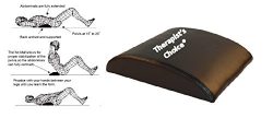 Therapist’s Choice® Abdominal Trainer Mat for Full Range of Motion Ab Workouts, Back Stretcher & ...