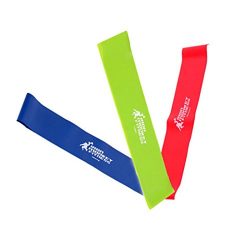 Sonmer Resistance Band Loop Yoga Pilates For Home GYM Fitness Exercise Workout Training (Pack of 3)