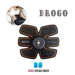 DROGO Ultimate Abs Stimulator Rechargeable Ab Workout Abdominal Trainer Muscle Toner Abs Muslce  ...