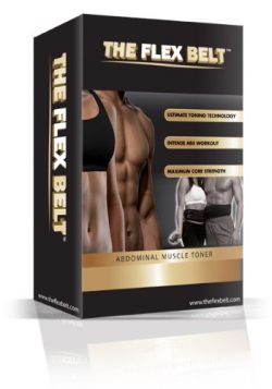 THE FLEX BELT Ab Belt Workout – FDA Cleared to Tone, Firm and Strengthen the Abdominal Muscles