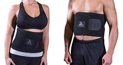 The Addicted Athlete Amazing Abdominal Belt – Waist Trainer/Sauna Belt for Men & Women ...