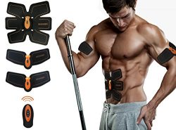 Basherry Ab Toner Abs stimulator Abdominal Toning Belts Muscle Training Gear,Portable Unisex Fit ...