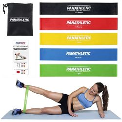 Resistance Loop Bands/Exercise Bands/Fitness Bands, Set of 5 Exercise Guide, eBook Carry Bag – 5 ...