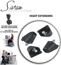 Sivan Height Extenders (2”) for Balance Ball Chairs; Set of 4