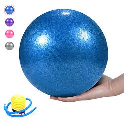 Pilates Ball, Barre Ball, Mini Exercise Ball, 9 Inch-Small Bender Ball for Pilates, Yoga, Core T ...