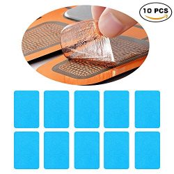 Wolfyok Abs Trainer Replacement Gel Sheet, 10pcs Abdominal Muscle Toner Accessories Gel Pad (2pc ...