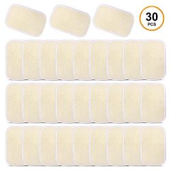 Sportneer Ab Gel Pads, 30 Pack Abs Trainer Replacement Gel Sheets, Abdominal Toning Belt Muscle  ...