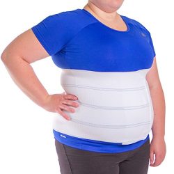 BraceAbility XL Plus Size Bariatric Abdominal Stomach Binder | Obesity Girdle Belt for Big Men & ...