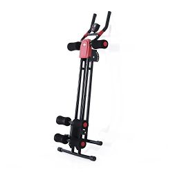 Soozier Ab Crunch Abdominal Core Workout Exercise Machine – Black