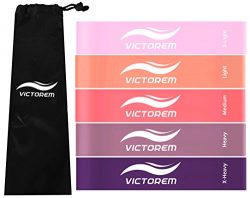 VICTOREM Mini Loop Resistance Bands – Exercise, Physical Fitness, Home Workout Training Se ...