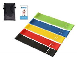 GYMINHOME Exercise Bands Resistance – Light Medium Heavy Workout Bands – Stretch Ban ...