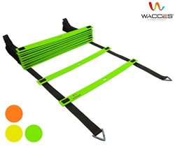 Wacces Adjustable Agility Ladder for Soccer, Speed, Football, Fitness with Carry Bag ( 20 Rungs  ...