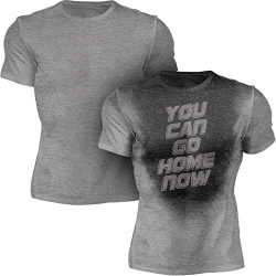 Sweat Activated Men’s Gym Shirt | You Can Go Home Now | Workout Fitness Original