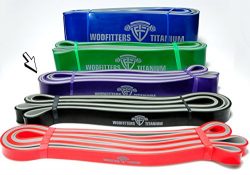 WODFitters Titanium Resistance Band – Purple – Heavy Duty Power Band for Pull Up Ass ...