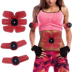 SilaiteWP Abdominal Trainer Muscle Toner Toning Belts Ab Trainer Waist Trainer Waist Trimmer Bel ...