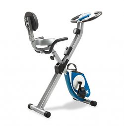 XTERRA Fitness FB350 Folding Exercise Bike, Silver