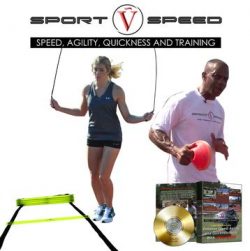 Sport V Speed (4 in 1 Kit) | Two Agility Ladders + Jump Rope + Agility Training Cones + Limited  ...