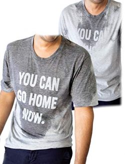 LeRage You Can Go Home Now Hidden Message Gym Shirt Funny Workout Tee Large