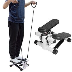 Carejoy Stepper Climber Exercise Machine Health & Fitness with Bands