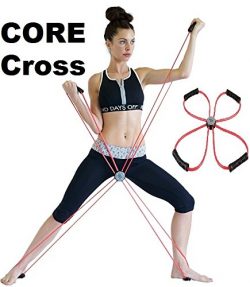 Sisyama Core Cross Workout Pilates Reformer Exercise Resistance Cords Loop Tube Bands