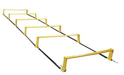 Juvale 2 in 1 Elevation Ladder- Speed Agility Ladder with Carry Bag, Exercise Ladder, Soccer Lad ...