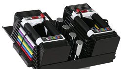 PowerBlock Personal Trainer Set, 5 to 50 Pounds per Dumbbell