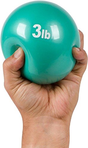 Trademark Innovations Weighted Exercise Toning Ball – Set of 2 – by (3Lbs.)
