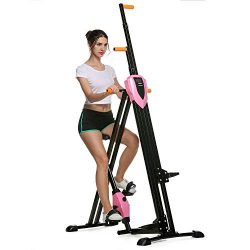 ANCHEER Vertical Climber Folding Exercise Climbing Machine, Exercise Equipment Climber for Home  ...