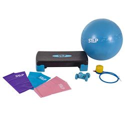 The Step Bundle – Home Gym Workout System for Core, Strength, Stability, and Resistance Tr ...