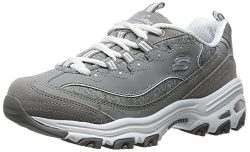 Skechers Sport Women’s D’Lites – Me Time –  Memory Foam Lace-up Sneaker, ...