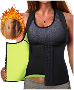 Eleady Best Neoprene Waist Trainer Corset Sweat Vest Weight Loss Body Shaper Workout Tank Tops W ...