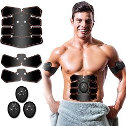 Abs Stimulator, Muscle Toner – Abs Stimulating Belt- Abdominal Toner- Training Device for  ...