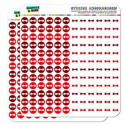Dumbbell Exercise Weight Lifting Loss Workout Dots Planner Scrapbooking Crafting Stickers – ...