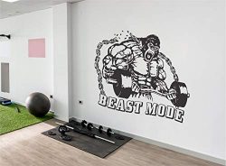 Motivational wall decals for gym | Fitness wall decal decor | Home gym wall art | King Kong fitn ...