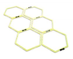 Unlimited Potential Hexagonal Speed & Agility Training Rings Tennis Soccer Football Basketba ...