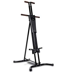 GYMAX Step Machine, Folding Stepper Vertical Climber Climbing Machine, for Workout Fitness Cardi ...