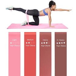Your Choice Resistance Bands for Legs and Butt Exercise Bands Workout Bands for Women Color Peac ...