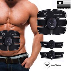 Abs Stimulator Muscle Toner, Abdominal Toning Belt Trainer Ultimate Body Fitness Belt Ab Workout ...