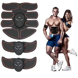 KINGSOO Abdominal Muscle Toner, 8 Pack Abdominal Trainer Smart Fitness Training Body Fit Toning  ...