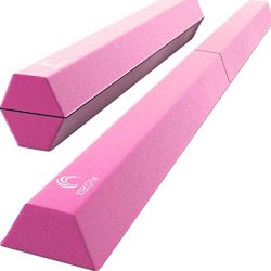 XTEK Gym 8ft Pro Foldable Balance Beam, Extra Long Floor Gymnastics Beam | Lightweight, Heavy Du ...