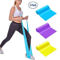 MOKOSS Resistance Bands, Professional Exercise Bands Long Natural Latex Elastic Bands, Perfect f ...